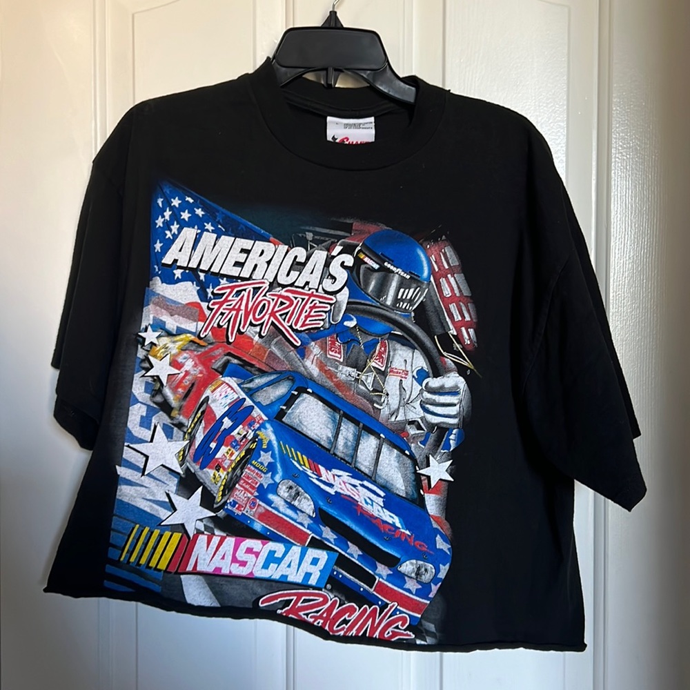 Chase Authentic NASCAR front and back printed tshirt (L) vintage racing